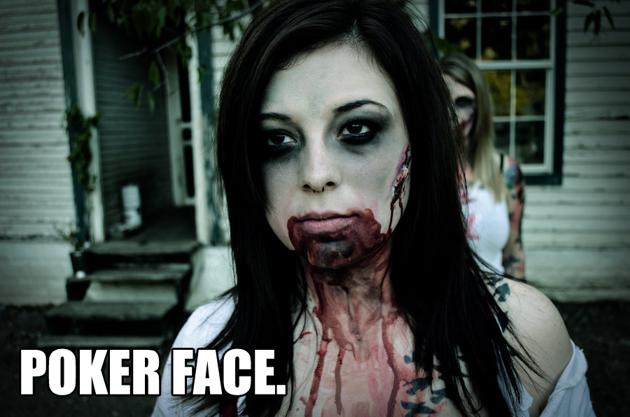 zombie poker face ho girl